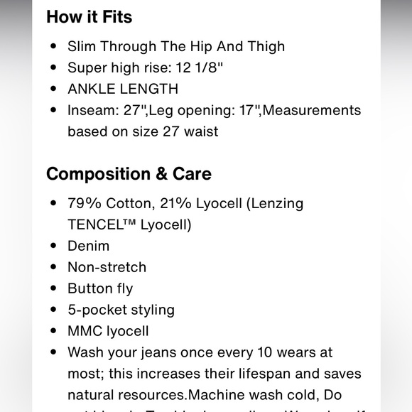 LEVIS Ribcage Straight Ankle Women's Jeans - Picture 5 of 5